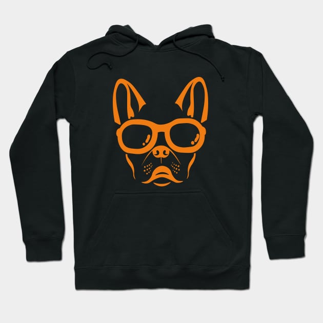 orange french bulldog Hoodie by beautiful pets world